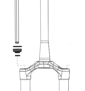 Rock Shox Cartucho Bloqueo Remoto 35 Silver R/TK
