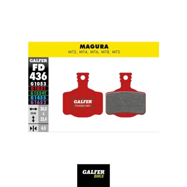 Galfer Pastillas Magura MT2, MT4, MT6, MT8