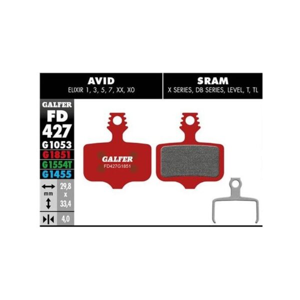 Galfer Pastillas Avid Elixir/Sram XX/DB