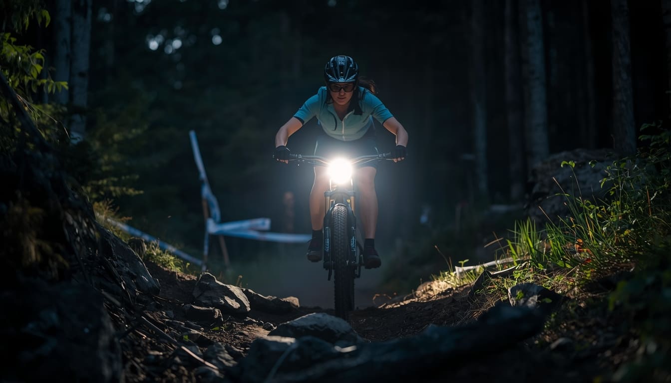 Las mejores luces para ciclismo nocturno