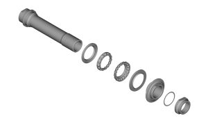 Shimano Eje Buje Completo HB-MT400-B