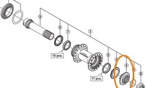 Shimano Cono Derecho HB-M618