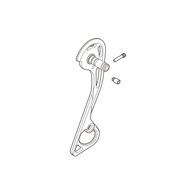 Shimano Placa Exterior Portapoleas RD-M781-SGS