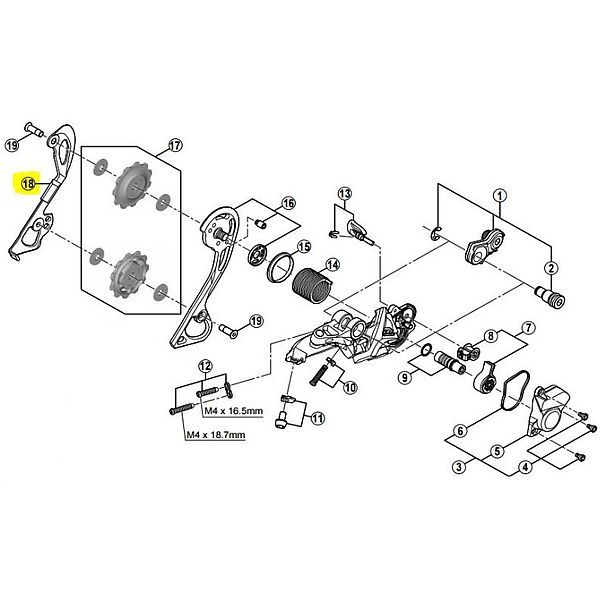 erp_trigger Shimano Portapoleas Interior XT RD-M780-786