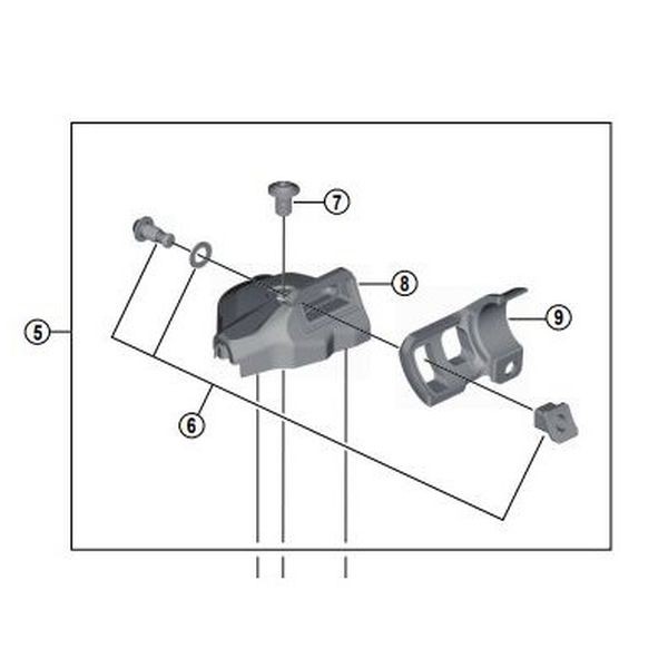 erp_trigger Shimano Tapa Maneta SL-M8000 I-SPEC-II