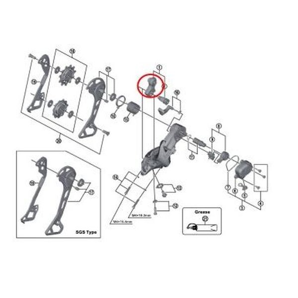 erp_trigger Shimano Pieza Sujeta Cambio Puntera XT M8000