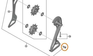 Shimano Tornillos Roldanas RD-R9250