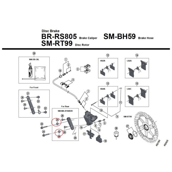 erp_trigger Shimano SM-MAR160D Arandela Adaptador