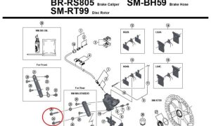 Shimano Tornillo fijación Pinza Flat Mount