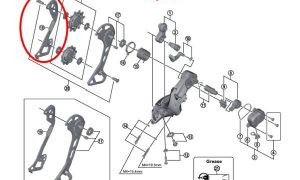 Shimano Portapoleas Interior M8000