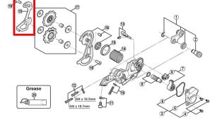 Shimano Portapoleas Interior RD-M810-SS