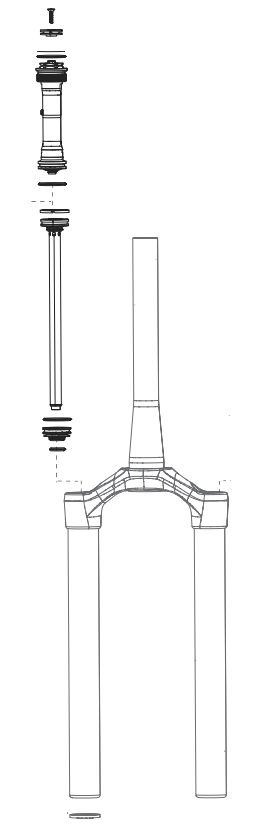 erp_trigger Rock Shox Cartucho Bloqueo Remoto 35 Silver R/TK