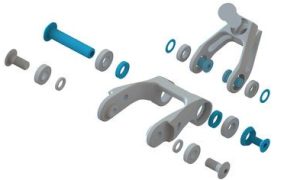 BH Tornillos y Espaciadores de Bieleta Atom Lynx