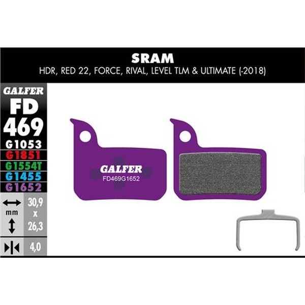 Galfer Pastillas E-Bike Sram Red 22/Level