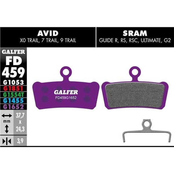 erp_trigger Galfer Pastillas E-Bike Sram Guide/Avid XO Trail