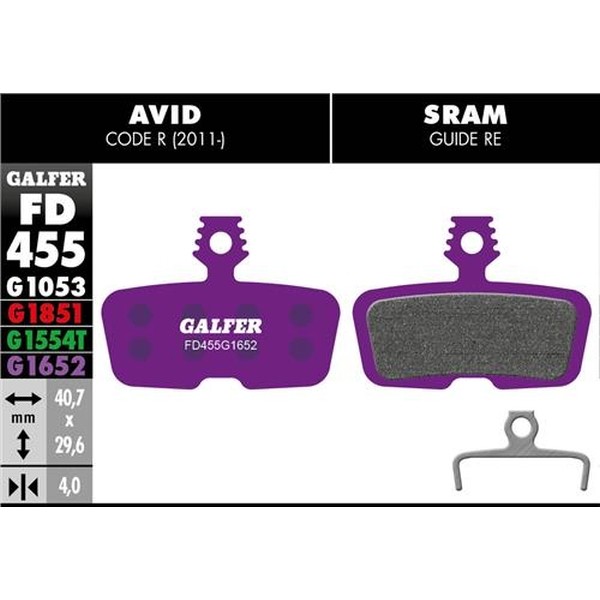 erp_trigger Galfer Pastillas E-Bike Sram Code R/RSC/Guide RE