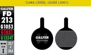 Galfer Pastillas Magura Clara/Louise (2000-01)
