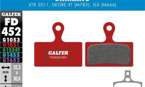 Galfer Pastillas Shimano XTR M985, XT M785, SLX M666