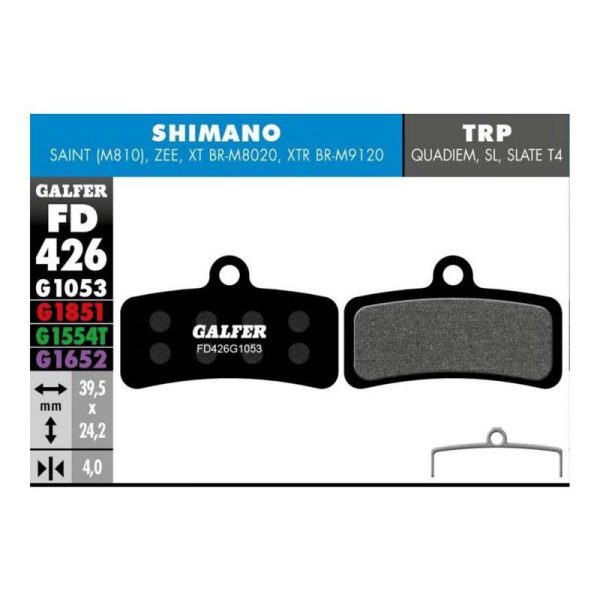 erp_trigger Galfer Pastillas Shimano Saint M810, XT M8020, XTR 9120, MT520