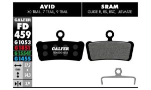 Galfer Pastillas Avid X0 Trail/SRAM Guide