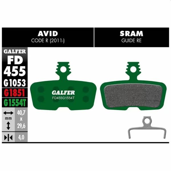 Galfer Pastillas Avid Code R/RSC/Guide RE